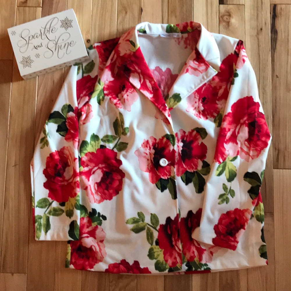 Floral blazer